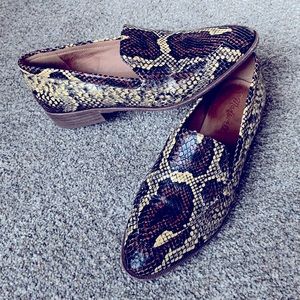 Madewell Snakeskin Loafer